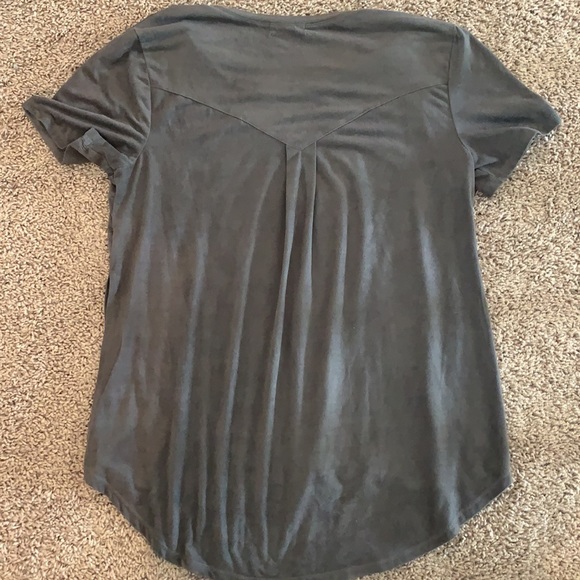 Women's velvet short sleeve shirt - Picture 4 of 4